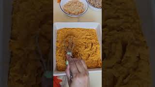 Sweet potato casserole recipe baking food shorts [upl. by Greene924]