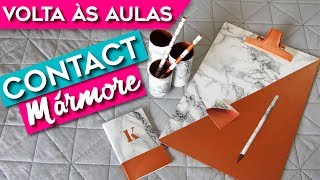 5 DIY MATERIAL ESCOLAR 2018 E DECORAÇÃO TUMBLR MÁRMORE  Do Sofá [upl. by Brear]