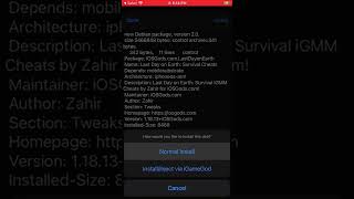 Installing amp Injecting deb files on iOS via Safari amp iGameGod [upl. by Efeek455]