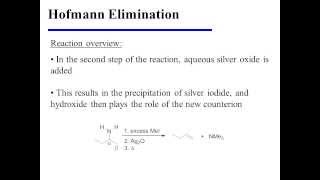 Hofmann Elimination [upl. by Ruggiero]