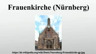 Frauenkirche Nürnberg [upl. by Pears]