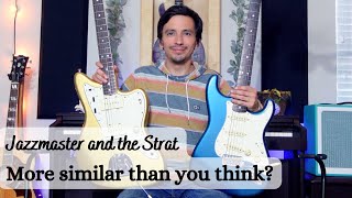 Comparing the Jazzmaster and the Stratocaster [upl. by Ahsinehs]