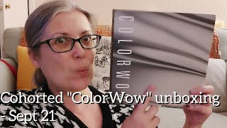 Cohorted quotColorWowquot Unboxing  Sept 21 [upl. by Ermin909]