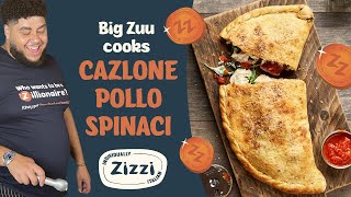 Big Zuu makes a CALZONE  Zizzi [upl. by Wittenburg]