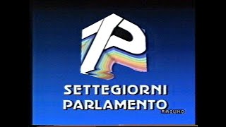 Settegiorni Parlamento  04 marzo 1991 [upl. by Hagar]