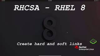 RHCSA RHEL 8  Create hard and soft links [upl. by Norbel]