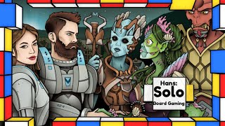 Hans solo board gaming Circadians First Light [upl. by Namwen]