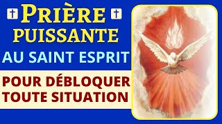 🙏 Prière PUISSANTE au SAINT ESPRIT  Prière pour débloquer toute situation difficile [upl. by Lesde]