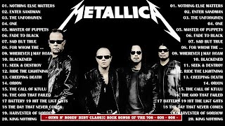 Metallica Playlist Greatest Hits  Best Of Metallica Full Album [upl. by Dowlen]