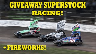 Racing The Superstock Giveaway at Rotorua  Fireworks [upl. by Ohl]