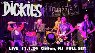 THE DICKIES  Live  Nov 1st 2024  Clifton NJ  Dingbats  FULL SET [upl. by Matias]