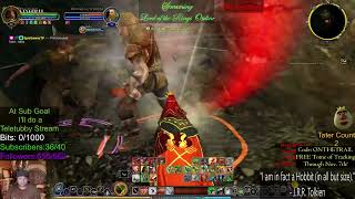 POTEEN OBOWEN playing LOTRO Landroval leveling 141 GUARDIAN blue line [upl. by Pirnot]