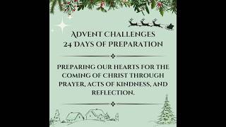 quotEmbrace the Journey  Advent Challenges with Faith and Hopequot christmas merrychristmas [upl. by Guyon]