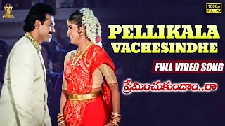 Pellikala Vachesindhe Video Song Full HD  Preminchukundam Raa  Venkatesh Anjala Zaveri [upl. by Ahsilac]