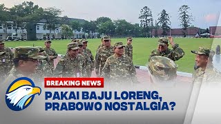 BREAKING NEWS  Pakai Baju Loreng Aura Prabowo Menyala [upl. by Rafi]