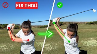 FIX the Collapsing Arm in Your Backswing Exercise To Keep Your Lead Arm Straight golfexercise [upl. by Einneb]