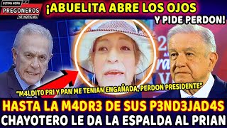 ¡ABUELITA PIDE PERDON quotPERDON PRESIDENTE EL PRI ME TENIAN ENGAÑADA SON UNA BASURA ESOS M4LD1T0Squot [upl. by Nagel16]