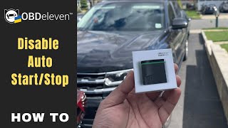 How to Disable Auto StartStop on a VW or AUDI using OBD11 [upl. by Enialehs]