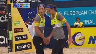 LudwigWalkenhorst vs HermannováSluková FULL MATCH  2016 EuroBeachVolley Finals [upl. by Trojan]