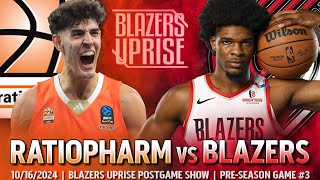 Portland Trail Blazers vs Ratiopharm Ulm Postgame Show  Highlights  Recap [upl. by Acebber868]