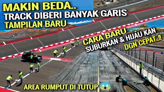 sirkuit mandalika hari ini tampilan wajah barunya makin beda amp makin ramai sibuk jelang motogp [upl. by Battista339]