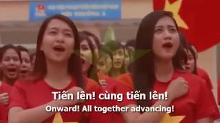 National Anthem of Vietnam  quotTiến Quân Caquot [upl. by Anilegna]