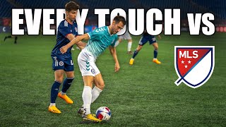 Facing a MLS team  Every Touch I Took Against the New England Revolution [upl. by Enelyad]