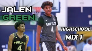 Jalen Green  High school MIX 1  RIRO5IVE MADE IT [upl. by Anirbak]