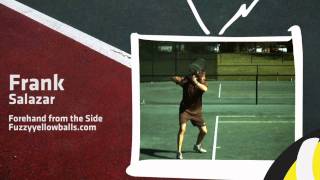 Tennis Forehand in Slow Motion [upl. by Marv]