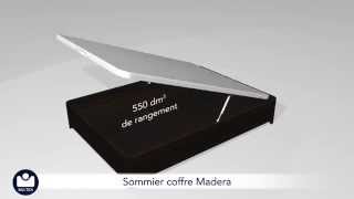 Découvrez le sommier coffre Madera de BULTEX [upl. by Bellina]