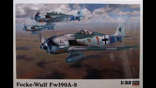 Focke Wulf FW 190 A8 Hasegawa 132 [upl. by Aibonez]