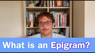 What is an Epigram Learn Vocabulary [upl. by Esom]