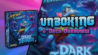 KeyForge Dark Tidings Unboxing and Deck Overview  FantasyFlightGames1 [upl. by Salvay359]