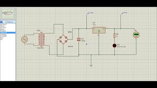 Power Supply Simulation on Proteus [upl. by Asaph782]