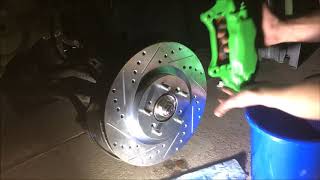 3XX Big Brake Swap 10th Gen Civic [upl. by Zetnwahs]