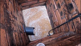 Unblocking Damaged Drains Sloppy Sewage [upl. by Karas]