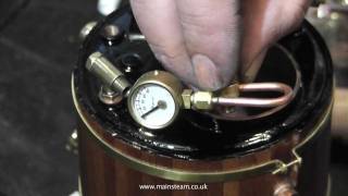 FITTING THE PRESSURE GAUGE TO A MODEL STEAM BOILER [upl. by Fafa66]