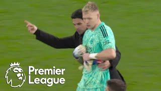 Tottenham Hotspur fan kicks Aaron Ramsdale after final whistle  Premier League  NBC Sports [upl. by Quenby]