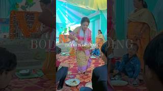 Bodo traditional wedding  Bodo wedding  wedding shortfeed trends [upl. by Aivatnwahs]