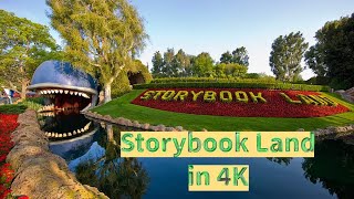 Disneylands Storybook Land Canal Boat Full Ride in 4K [upl. by Mell]