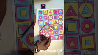 Shapes puzzle Colours and shapes matching game shorts increase focus concentration and memory [upl. by Forcier]