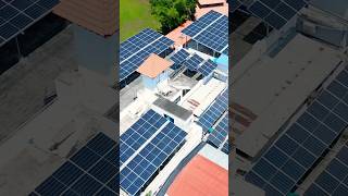 Rooftop Solar Plant Installation  Elevated Solar Structure  RCC Roof Solar Structure [upl. by Balling]