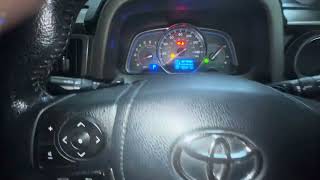 2013 TOYOTA RAV 4 tyre pressure warning reset [upl. by Christoph418]