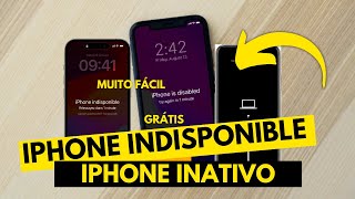 iPhone Inativo ou iPhone Indisponível CONECTE AO ITUNES RESOLVA MUITO FÁCIL [upl. by Elgar735]