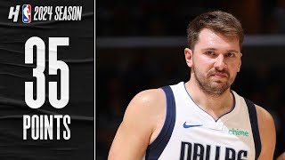 Luka Doncic TripleDouble 35 PTS 12 REB 12 AST Full Highlights vs Grizzlies 🔥 [upl. by Fredra]