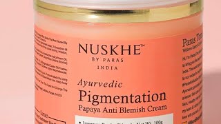 nuskhe bye paras Pigmentation cream review nuskhebyparas [upl. by Tedmann]