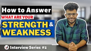 What are your Strengths amp Weaknesses  Job Interview Question and Answers For Freshers amp Students [upl. by Ljoka205]