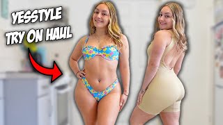 BIKINI  Summer TRY ON HAUL  YESSTYLE [upl. by Salahcin]