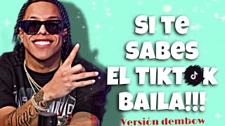 SI TE SABES EL TIKTOK BAILAVERSION DEMBOW 2024bailesito dembowdominicano musica viral [upl. by Field441]