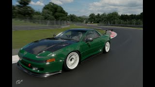 Mitsubishi GTO Twin Turbo at the Nurburgring  Gran Turismo 7 S2 E8 [upl. by Magdaia486]